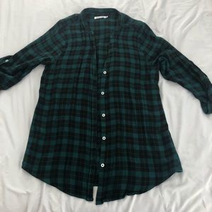 [Kenneth Cole] plaid button down